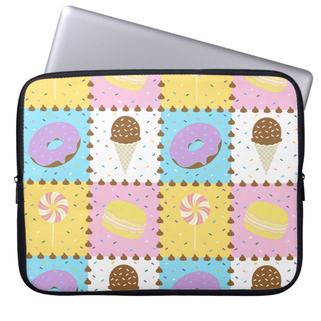 Sweet Cravings Laptop Sleeve (Vorderseite)