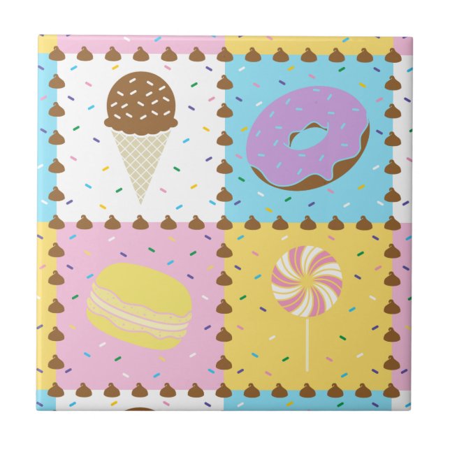 Sweet Cravings Tile Fliese (Vorderseite)