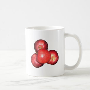 Sweet & Crisp Red Apples - Bio Fruchtwerbung Kaffeetasse
