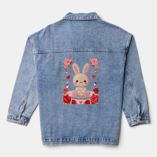 Sweet Crochet Bunny & Roses (Verso)
