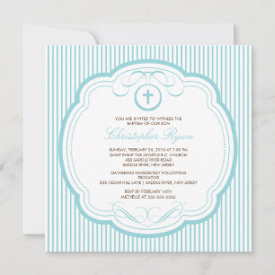 Sweet Cross Baby Girl oder Boy Baptisse Inlusion Einladung