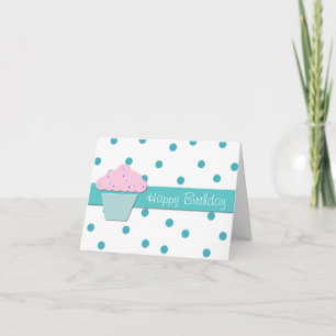 Sweet Cupcake Geburtstagskarte Karte