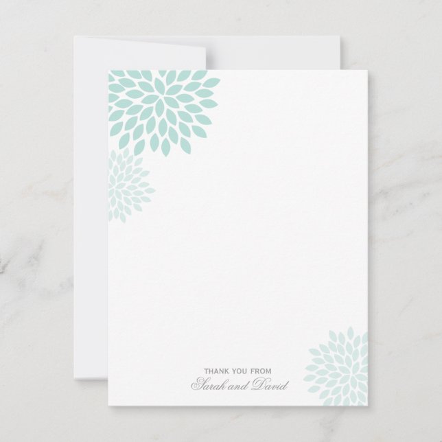 Sweet Dahlias Mariage Merci (Devant)