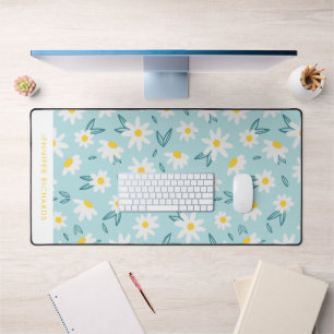 Sweet Daisies Muster Personalisiert Schreibtischunterlage