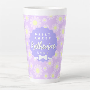 Sweet Daisy Baby Pastel Lila gelb Milchtasse