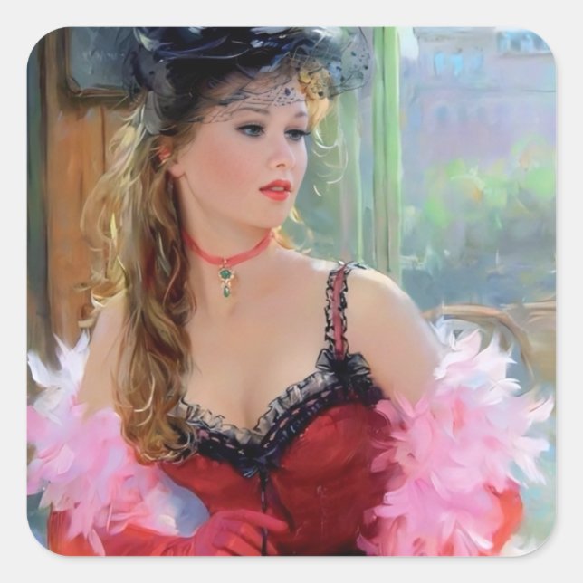 Sweet Dame Sticker (Vorderseite)