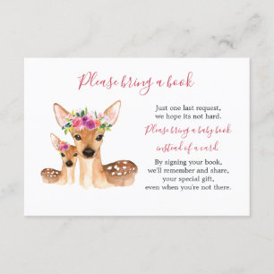 Sweet Deer Maman Et Carte De Baby shower