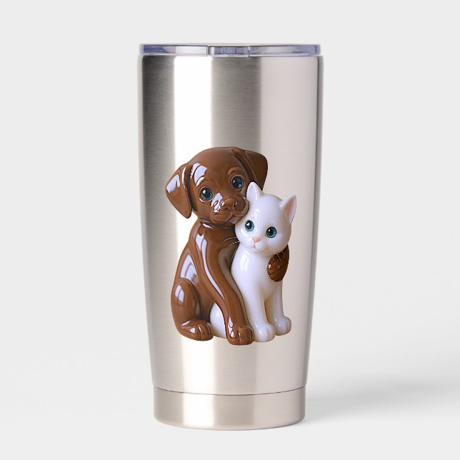 Sweet Dog Cat Companions Thermobecher (Rückseite)