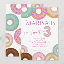 Sweet Donut Birthday | Party für farbige Kinder -