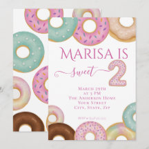 Sweet Donut Birthday | Party für farbige Kinder -