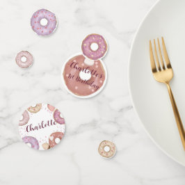 Sweet Donut Birthday Table Confetti Konfetti