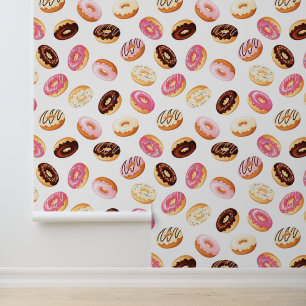Sweet Donut Pattern Tapete