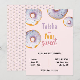 Sweet Donut Watercolor Illustration