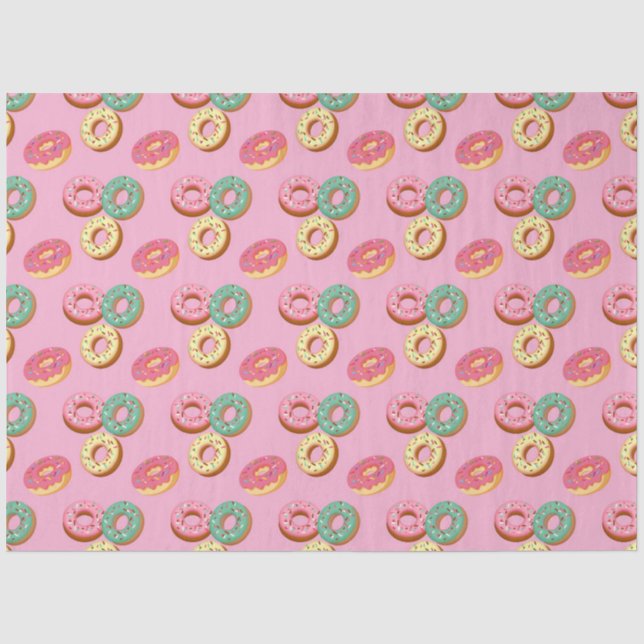 Sweet Donuts Serie Design 7 Seidenpapier (Vorderseite)