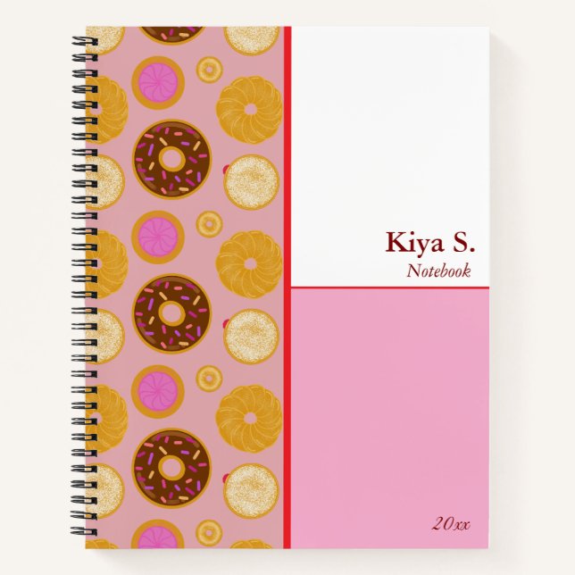 Sweet Donuts Spiral Notebook  Notizbuch (Vorderseite)