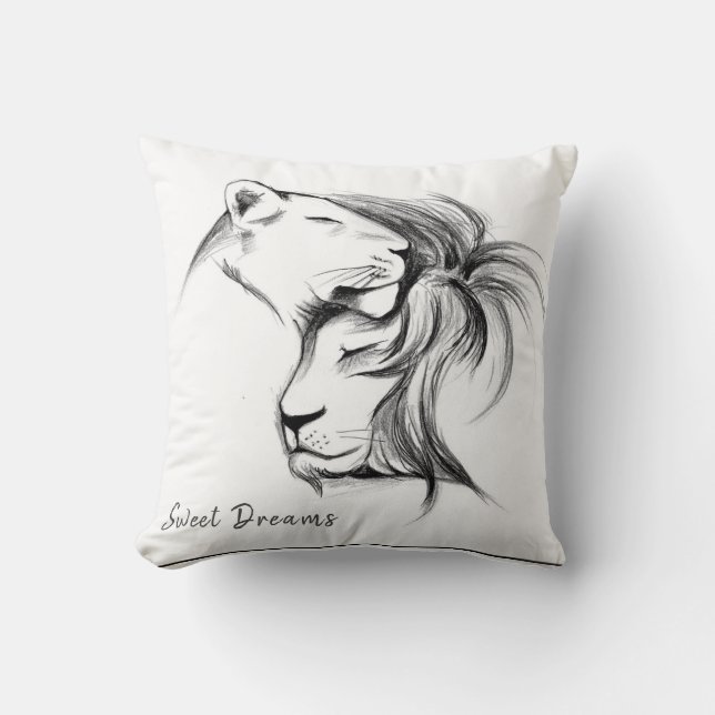 Sweet Dream Throw Kissen (Vorderseite)