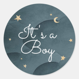 Sweet Dreams Baby Dusche Runder Aufkleber