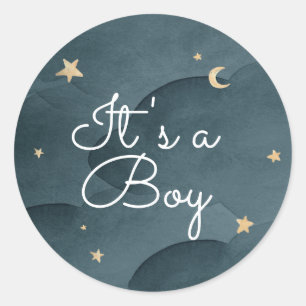 Sweet Dreams Baby Dusche Runder Aufkleber