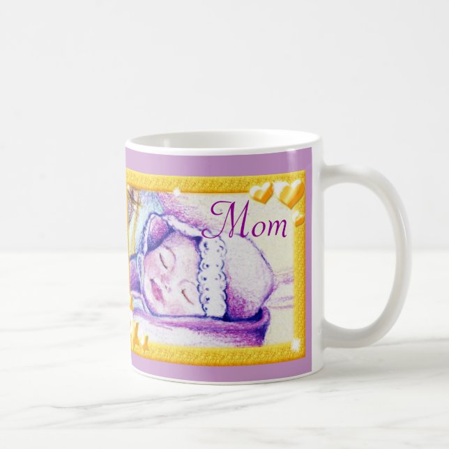 Sweet Dreams Baby Mama Kaffee Tasse (Rechts)
