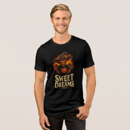 Sweet Dreams Creepy Goblin Design Tri-Blend Shirt