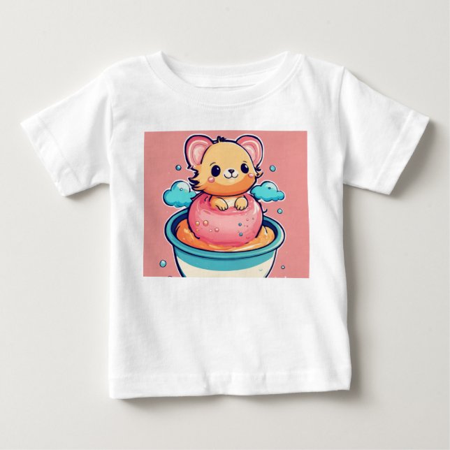Sweet Dreams & Donut Delights Baby T-shirt (Vorderseite)