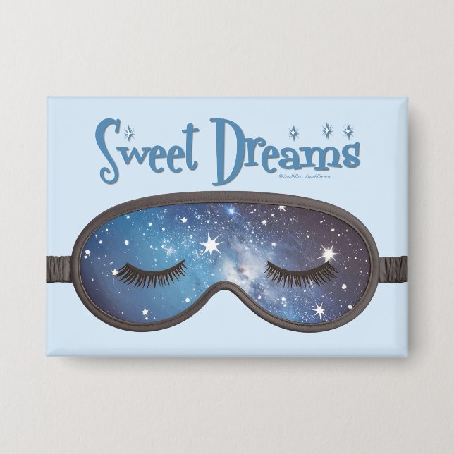Sweet Dreams Face Mask Button (Vorderseite)