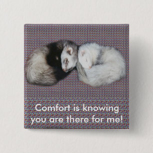 Sweet Dreams Ferrets Button