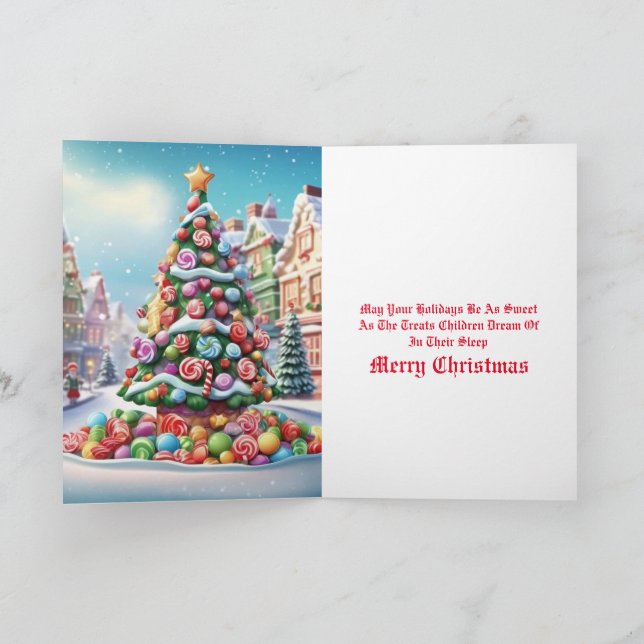 Sweet Dreams Holiday Feiertagskarte (Innenseite)