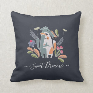 Sweet Dreams Hugging Hunde Blumenbeet Zimmer Kissen