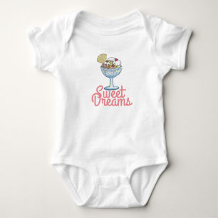 Sweet Dreams - Ice Cream Sundae Baby Strampler