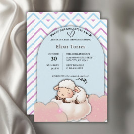 Sweet Dreams Little Lamb Niedlich Kawaii Babydusch Einladung
