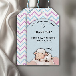Sweet Dreams Little Lamb Niedlich Kawaii Babydusch Geschenkanhänger