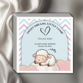 Sweet Dreams Little Lamb Niedlich Kawaii Babydusch Serviette