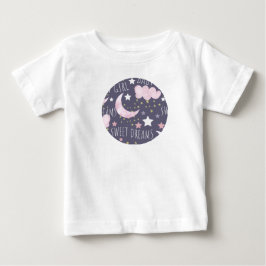 Sweet Dreams Moon Baby Girl Baby T-shirt