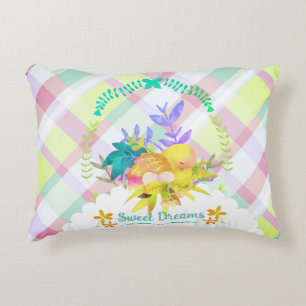 Sweet Dreams Nesting Bird Baby Dekokissen