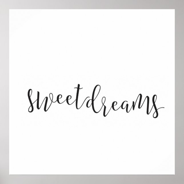 Sweet Dreams Print Poster (Vorne)