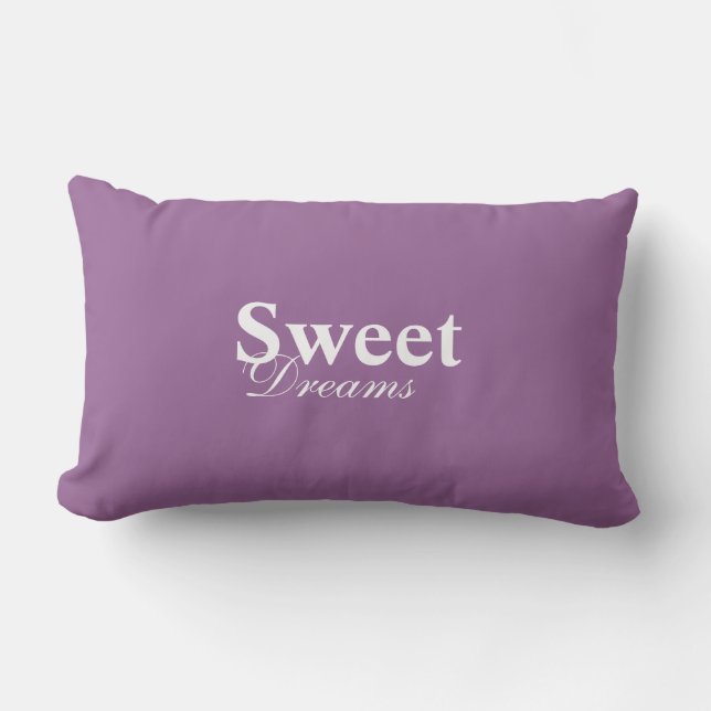 Sweet Dreams Red and White Kissen (Vorderseite)