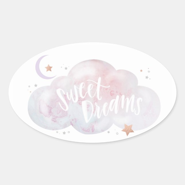Sweet Dreams Slumber Gastgeschenk Stickers (Vorderseite)