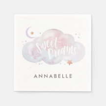 Sweet Dreams slumber Party Personalisiert Napkins