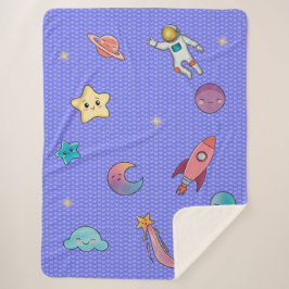 Sweet dreams soft violet sherpadecke