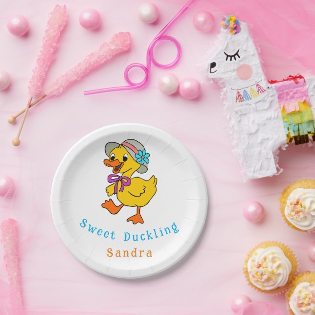 Sweet Duckling Pappteller (Party)