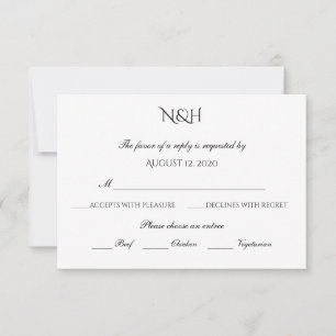 Sweet Elegance UAWG Choice Card RSVP Karte