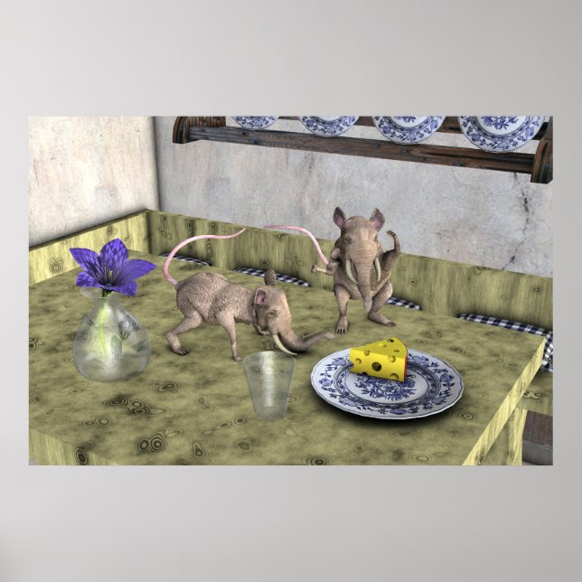 Sweet Elephant Mice Poster (Vorne)
