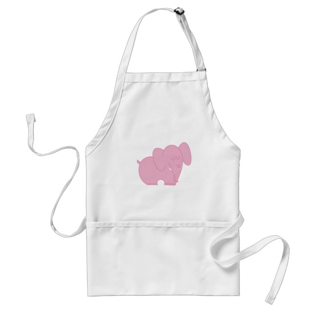 Sweet Elephant (Pink) Schürze (Vorne)