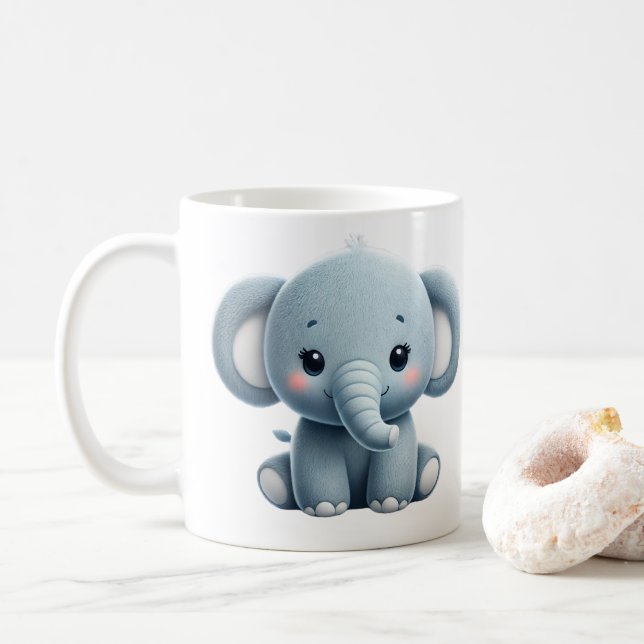 Sweet Elephant Tasse (Mit Donut)