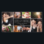 Sweet Erinnerungen Hochzeit danke Ihnen Foto Cards<br><div class="desc">Teilen Sie Ihre Hochzeitskartons, während Sie Ihre Dankeschön-Notiz mit diesen modernen und eleganten Fotokarten senden, die Ihre Freunde und Familie sicherlich lieben werden! Auch in anderen Farben erhältlich. Sie können die Farbe auch selbst ändern, indem Sie auf den Knopf "Anpassen" >> "Bearbeiten" >> "Hintergrundfarbe" klicken und dann eine Farbe Ihrer...</div>