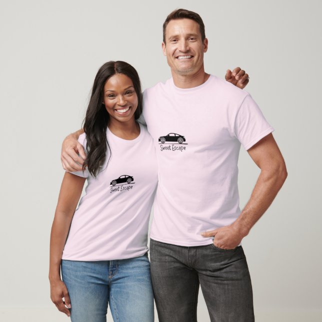 Sweet Escape T-Shirt - Retro Car Adventure Typogra (Unisexe)
