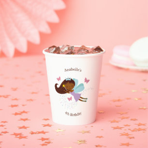 Sweet Fairy Princess Girl's Birthday Pappbecher