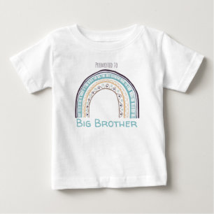 Sweet farbenfroher Regenbogen Großbruder offenbare Baby T-shirt
