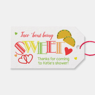 Sweet Fiesta Taco Bout Liebe Brautparty Gefallen Geschenkanhänger